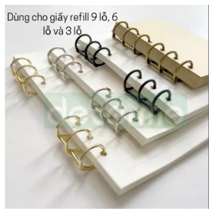 Còng Sắt Rời 3 Chạc Dùng Để Kẹp Giấy, Đóng Sổ Kích Thước 20mm Loại Chắc Chắn