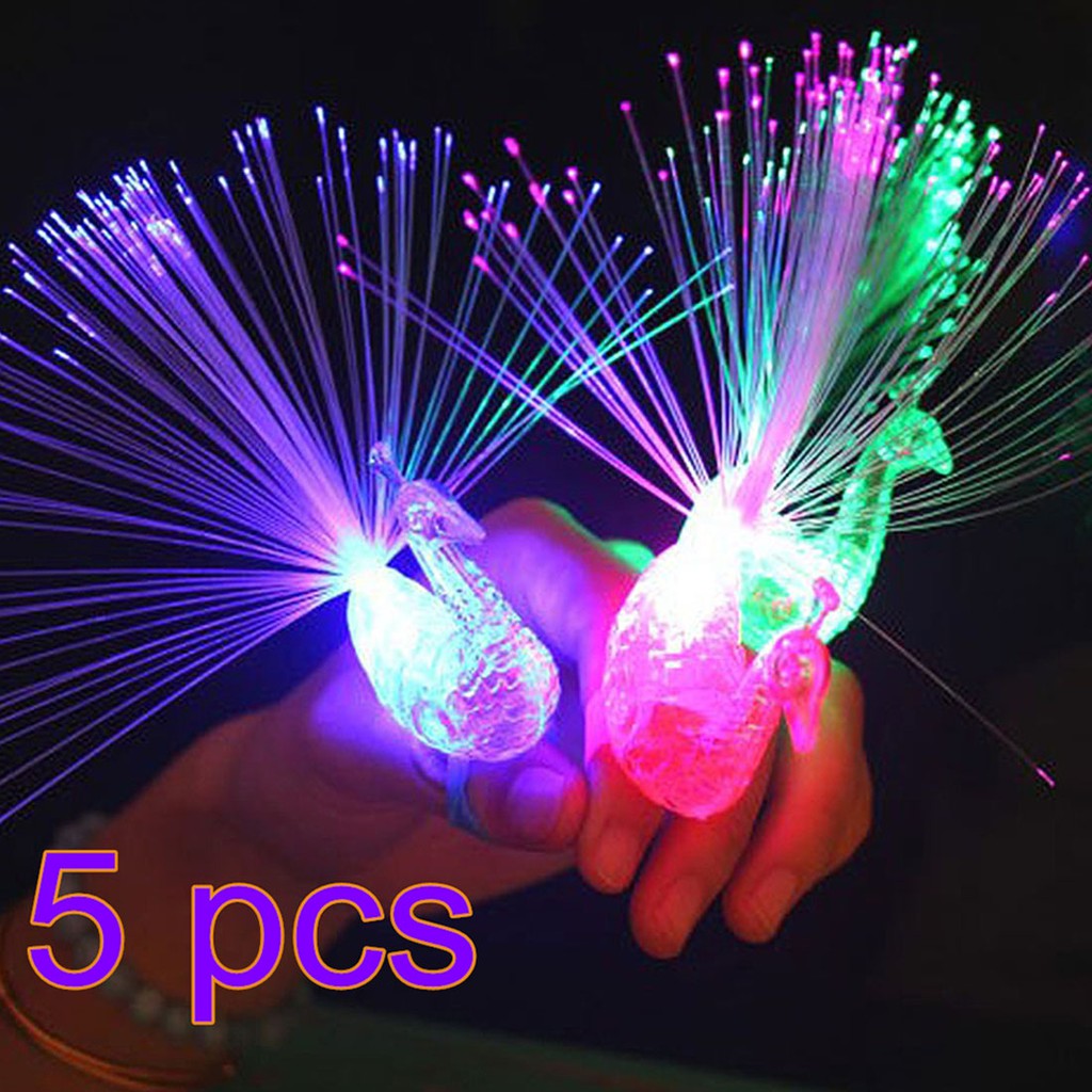 Set 5 Đèn LED Nhiều Màu Sắc Dùng Để Trang Trí Tiệc Cưới / Giáng Sinh