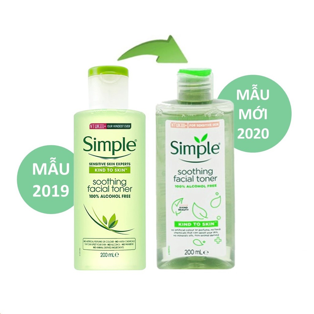 Nước Hoa Hồng Simple Soothing Facial Toner 200ml | BigBuy360 - bigbuy360.vn