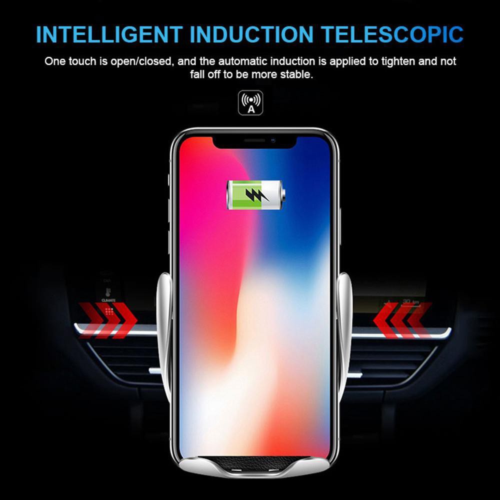Sạc Xe Hơi Giá Đỡ Kẹp Điện Thoại Đa Năng Di Động điện thoại, cảm Biến Chuyển Động hồng ngoại Tự Động Mở | BigBuy360 - bigbuy360.vn