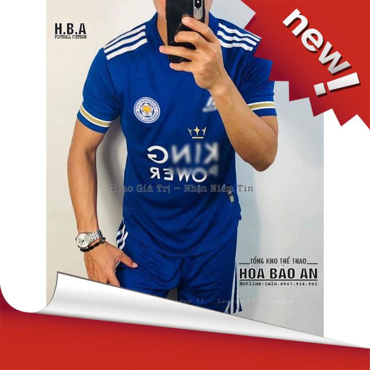 [ Hàng Hot ] Freeship đơn 50k/Bộ quần áo bóng đá CLB Leicester city mùa 2019/2020