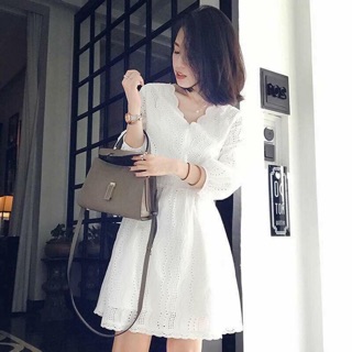 VÁY THÔ HOA DẬP