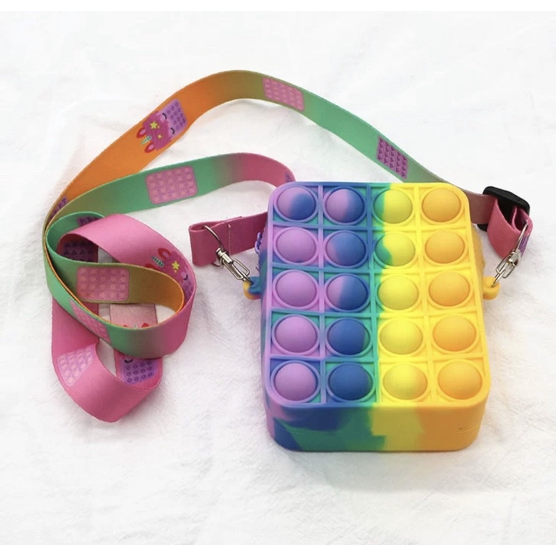 JF F400 Túi pop it đeo chéo Hot hit dành cho bé phiên bản mới nhất