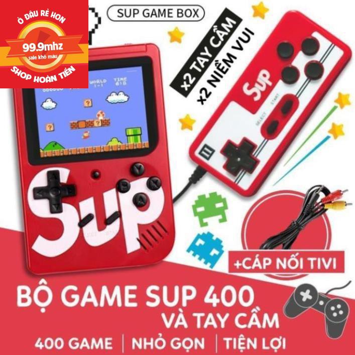 MÁY CHƠI GAME 4 NÚT CẦM TAY SUP 400 GAME BOX IN 1