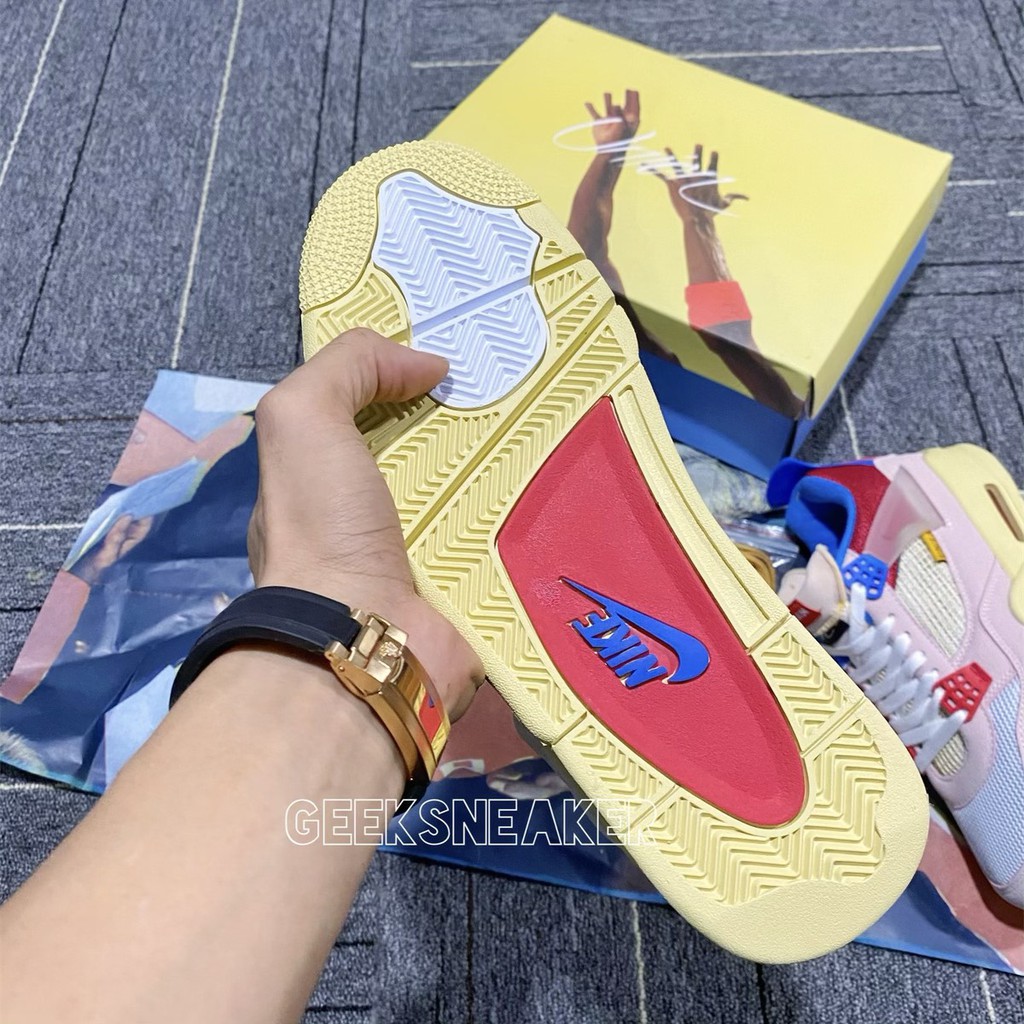 [GeekSneaker] Giày Jordan 4 Union Guava Ice | BigBuy360 - bigbuy360.vn