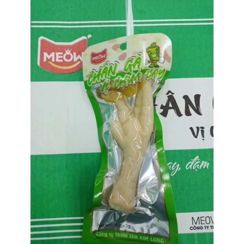 Chân gà chua cay Việt Nam 40g MEOW