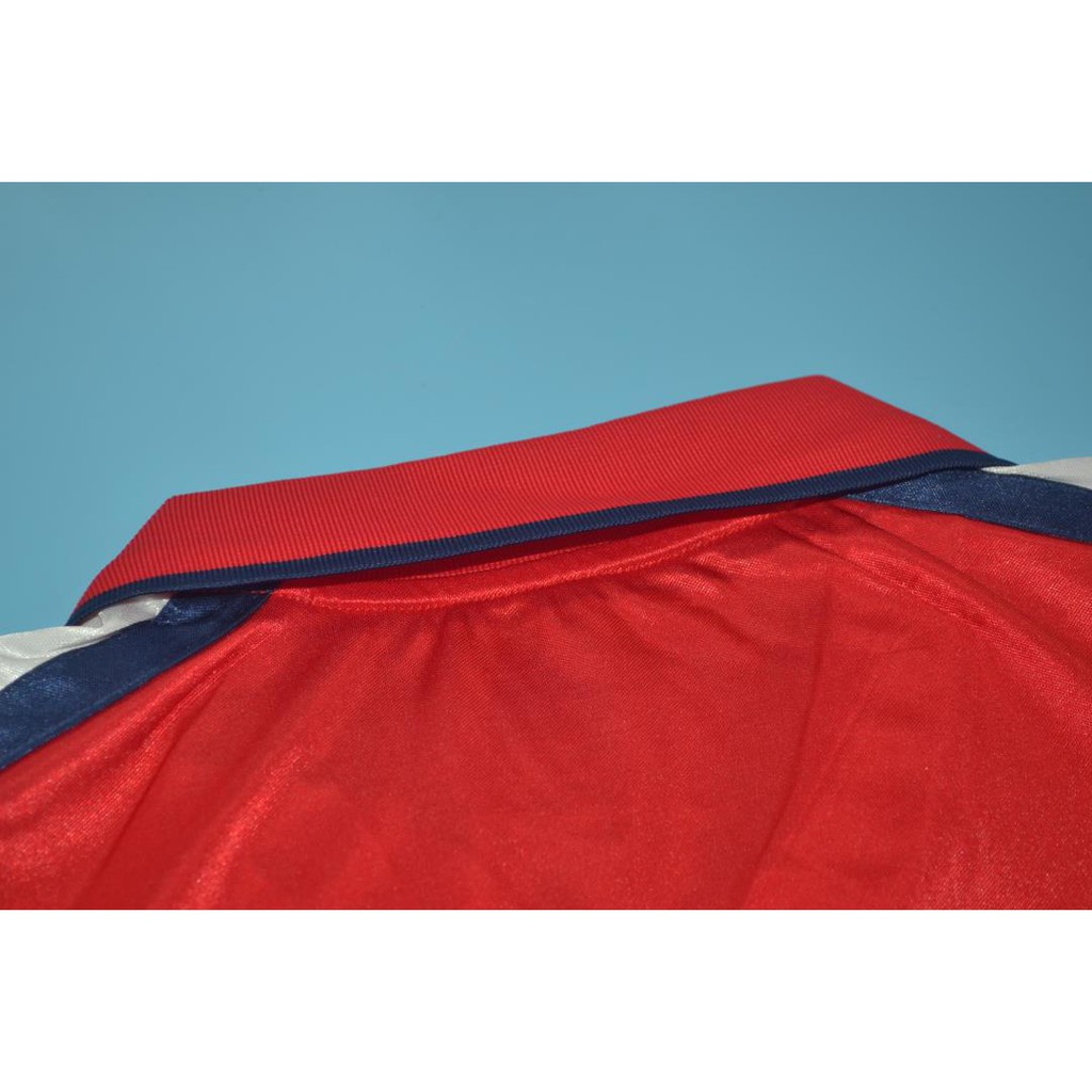 Áo Bóng Đá Màu Đỏ Đội Tuyển Arsenal 2000-01 Phong Cách Retro