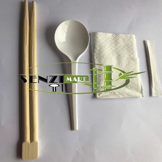 [Combo 4 in 1] Set đũa ăn dùng 1 lần (500 Set/1 thùng) chất lượng cao cấp