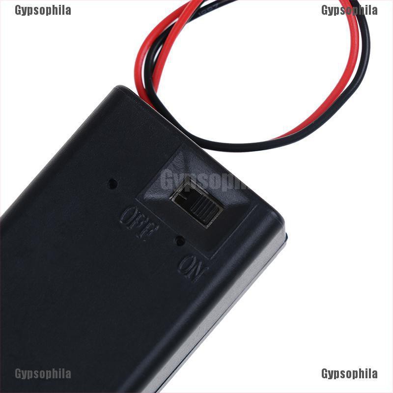 Hộp Đựng Pin 9v Pp3 Dc Với Đầu Dẫn Tiện Dụng