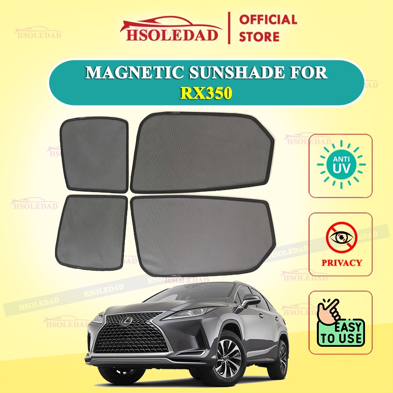 Rèm che nắng nam châm cho xe Lexus RX350, bộ 4 tấm cho 4 cửa, hàng loại 1 cao cấp nhất, vừa khít kính