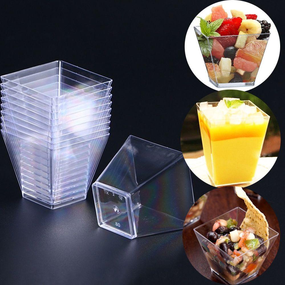 KRNY Set 10 / 30 / 50 Cốc Trong Suốt Đựng Thức Ăn 60ml