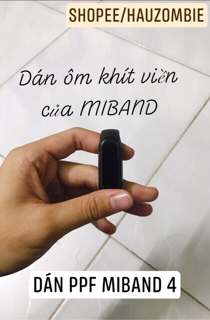 Bộ 3 miếng dán PPF / Diamond MIBAND 3 4 Mijobs / MI BAND 3 4 CAO CẤP