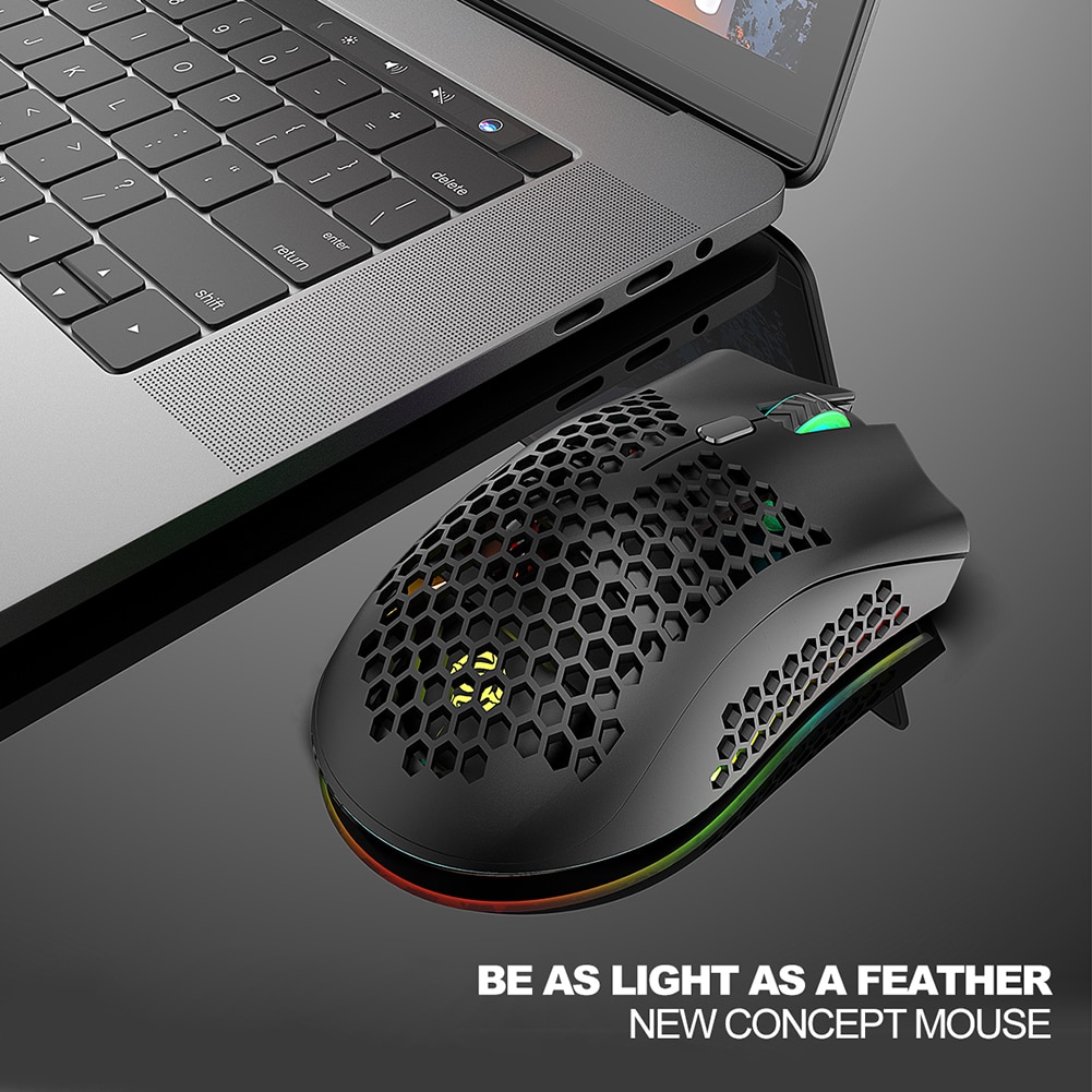 Chuột Chơi Game Không Dây Bm600 2.4ghz 1600dpi
