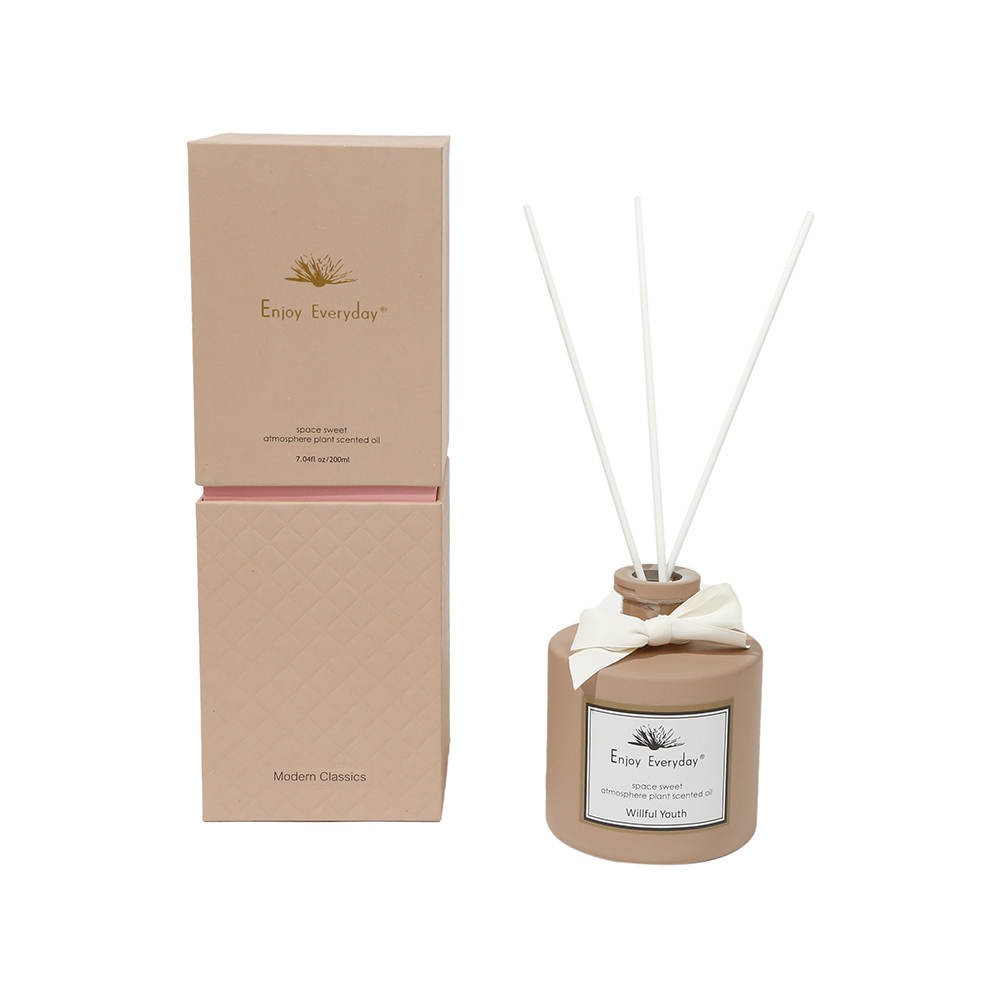 [CHÍNH HÃNG] Bộ tinh dầu nước hoa khuếch tán thơm phòng cao cấp Enjoy Everyday, Reed Diffuser, kèm que, tặng hoa