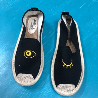 Giầy slip on đế cói đã đặt trước