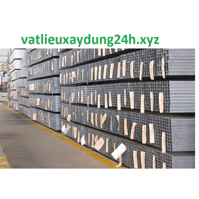 Thép hộp chữ nhật hòa phát  MK 13 x 26 x 1.0 x 6m-vatlieuxaydung24h.xyz