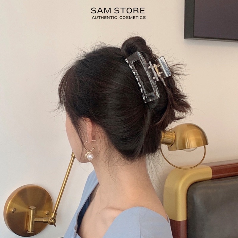 Kẹp tóc càng cua chữ nhật style Hàn Quốc