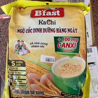 Ngũ Cốc Dinh Dưỡng B’fast Canxi Túi 20 Gói x25g