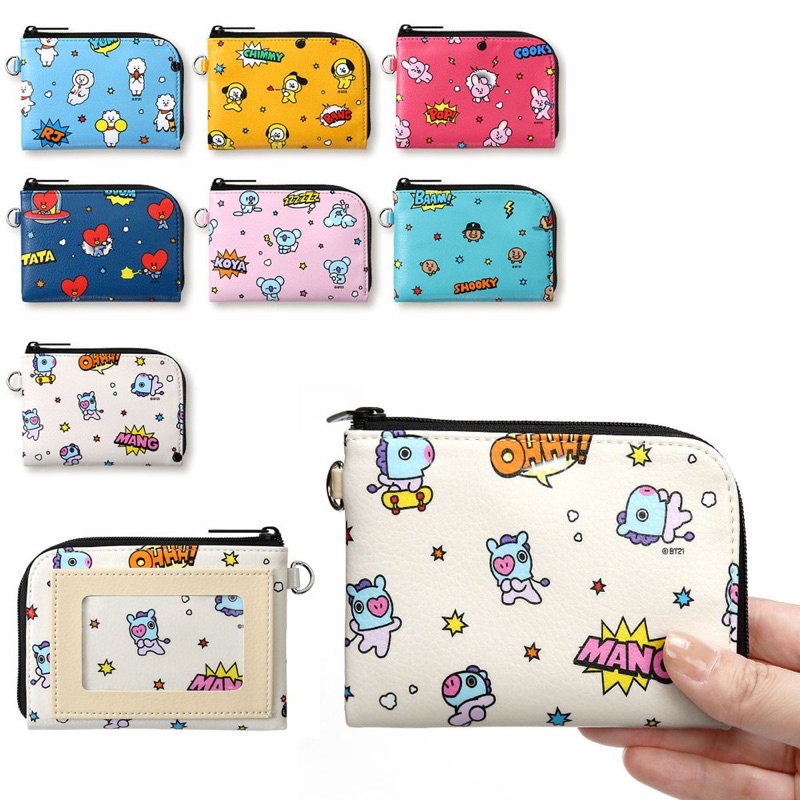 Ví BT21 đựng tiền, card Universe | Pattern card pocket