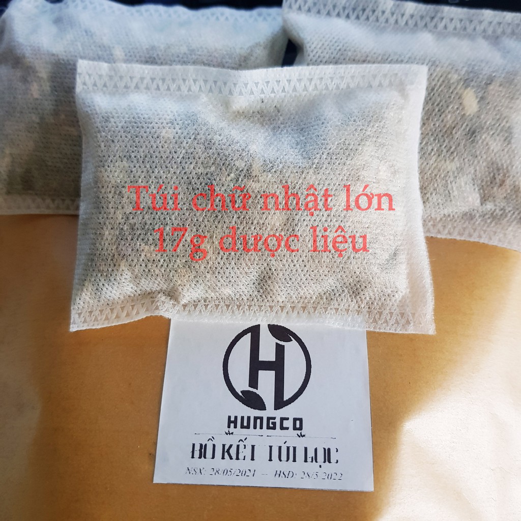 Bồ kết thảo dược túi lọc organic gội đầu loại lớn, Phục hồi, giảm rụng tóc, nấm ngứa và gầu trên da đầu