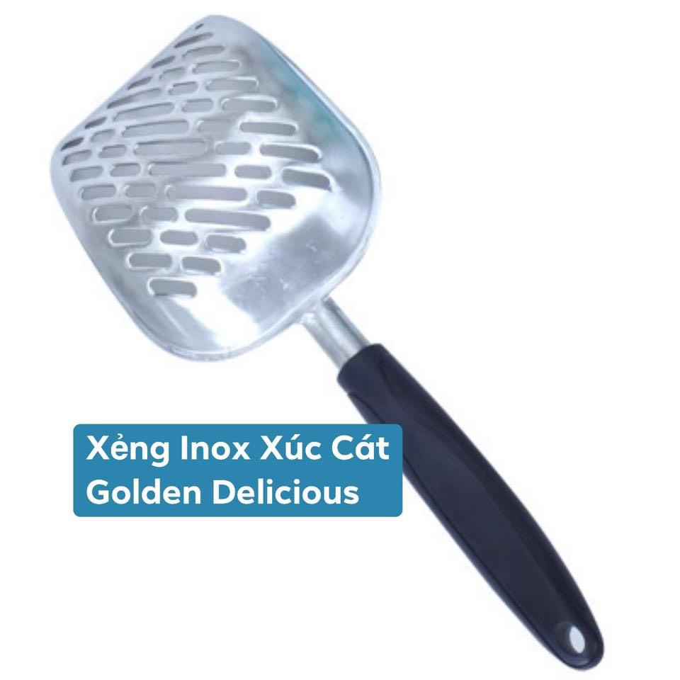 Xẻng Xúc Cát Vệ Sinh Mèo Chất Liệu Inox Siêu Chắc Chắn - Chống Gãy - Kích Thước Lớn - Xúc Tốt Nhất Thị Trường