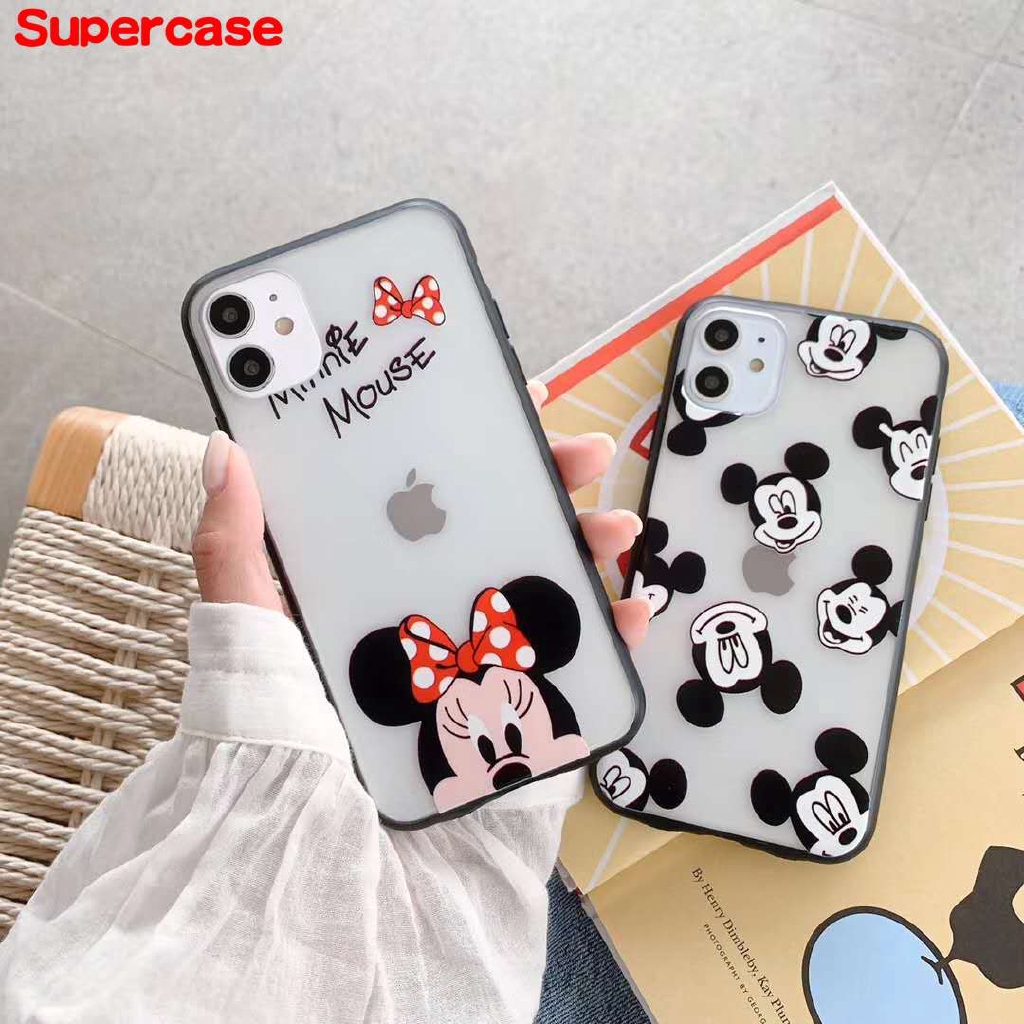 Cartoon Casing For Xiaomi Redmi 8 8A 7 7A 6 Pro 6A GO 5 Plus 4 4A Mi A2 A3 9 8 Lite A1 9T Pro CC9 Pro Note 10 Phone Cover Mickey Minnie Case