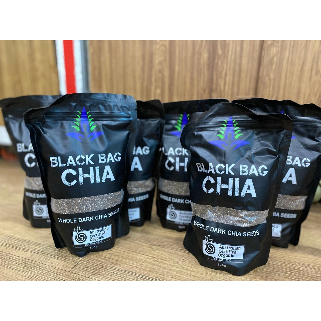 [Chính hãng] [Ảnh thật] Hạt Chia đen Black Bag Túi 500g date mới