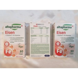 Viên uống Altapharma Eisen hộp 60 viên, xách tay Đức