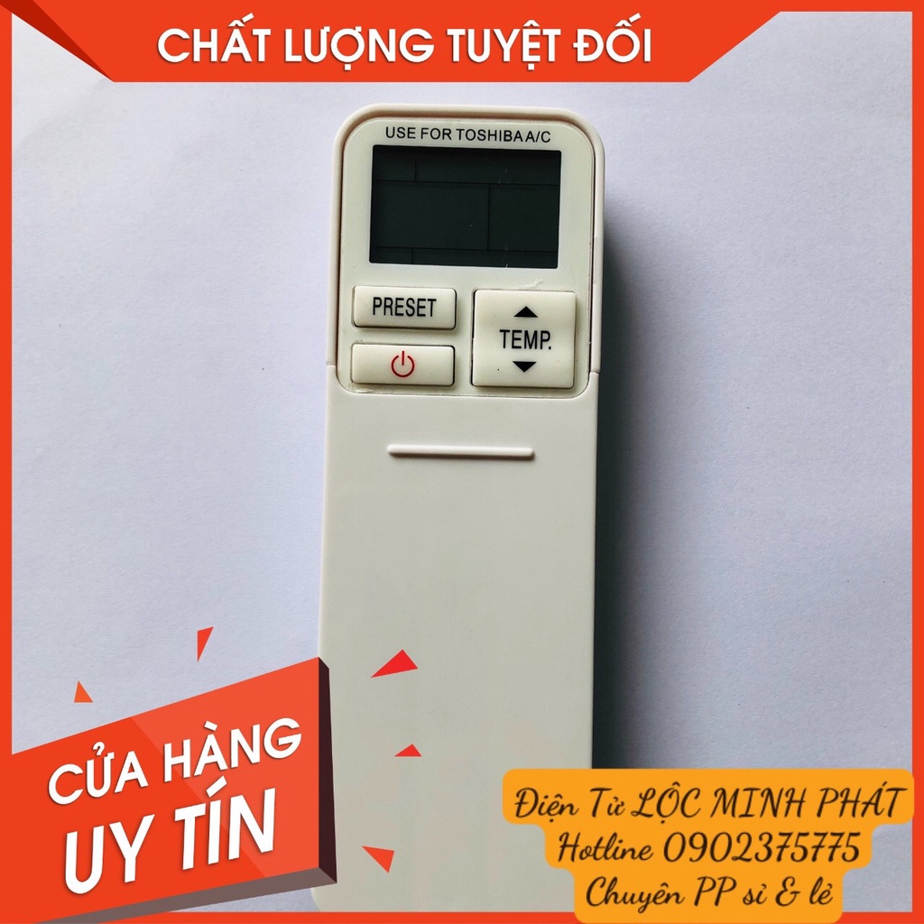 Điều khiển điều hoà máy lạnh Toshiba hàng chất lượng phím bấm nhẹ