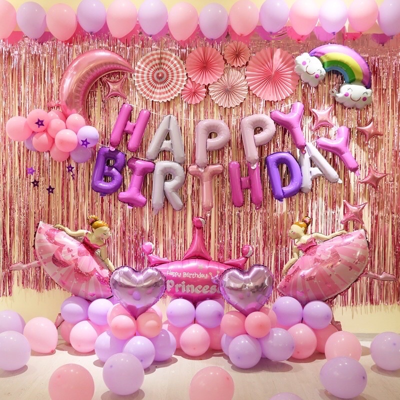 Rèm kim tuyến trang trí sinh nhật , party