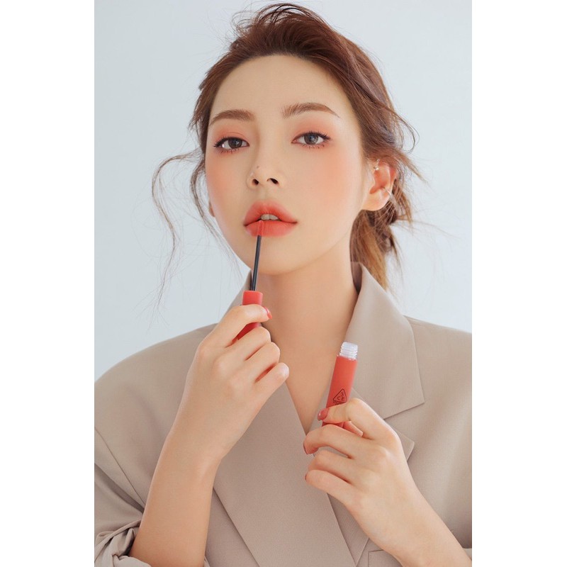 SON 3CE VELVET LIP TINT THINK AGAIN – HỒNG NUDE CORAL