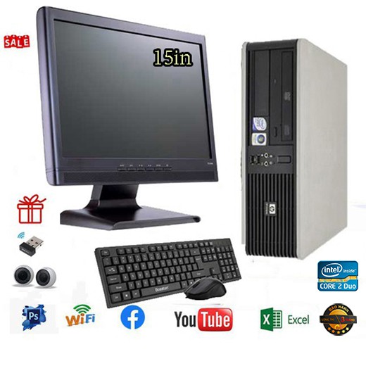 Bộ máy tính đồng bộ HP7800-e8400 cực mạnh kèm LCD -quà tặng | BigBuy360 - bigbuy360.vn