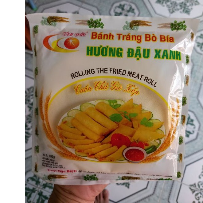 5 BÌ BÁNH TRÁNG BÒ BÍA VỎ ĐẬU XANH CUỐN CHẢ RAM