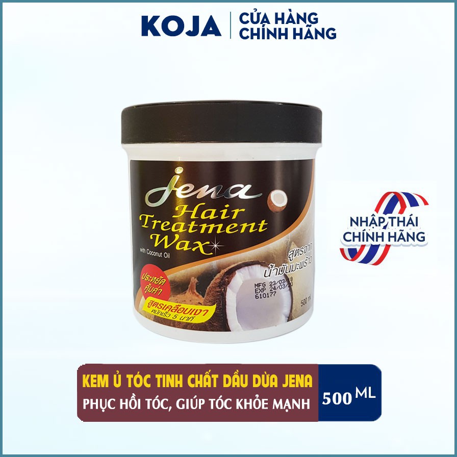 Kem Ủ Tóc Tinh Dầu Dừa Jena Thái Lan 500ml