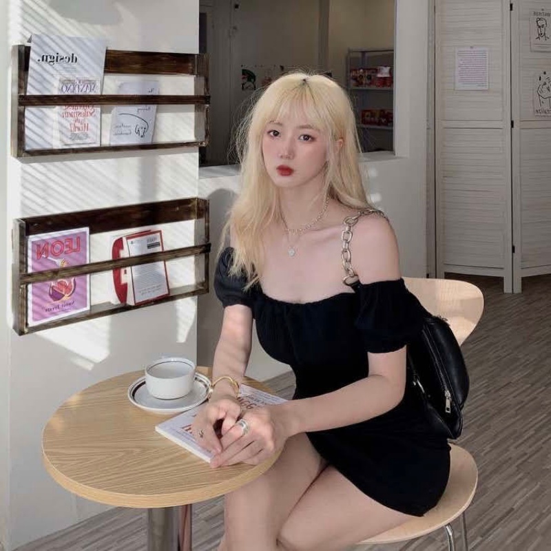 Đầm body trễ vai Tabishop Váy nữ ôm kiểu sexy sang chảnh đi chơi đi tiệc