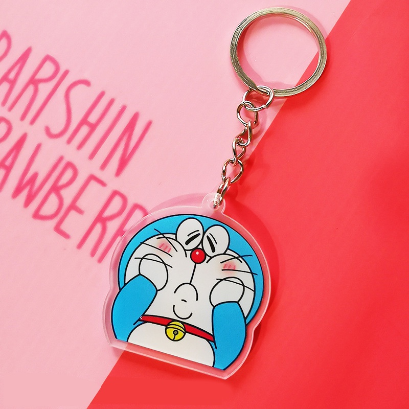 MÓC CHÌA KHÓA HÌNH DOREMON CHẤT LIỆU ACRYLIC DỄ THƯƠNG