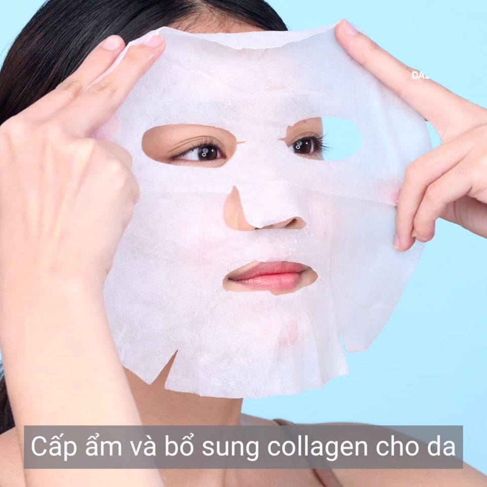 Hộp 10 Mặt Nạ Ngừa Lão Hóa, Bổ Sung Collagen Mờ Nếp Nhăn Foodaholic Firm Collagen Anti Aging Essential Mask 23g x 10
