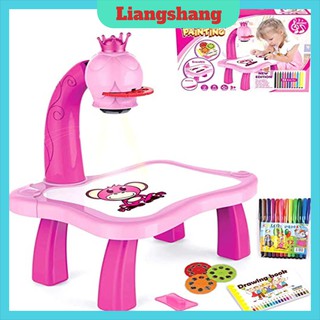Bàn vẽ có đèn chiếu sáng 🍁FREESHIP🍁Bàn thông minh có nhạc cho bé tập vẽ