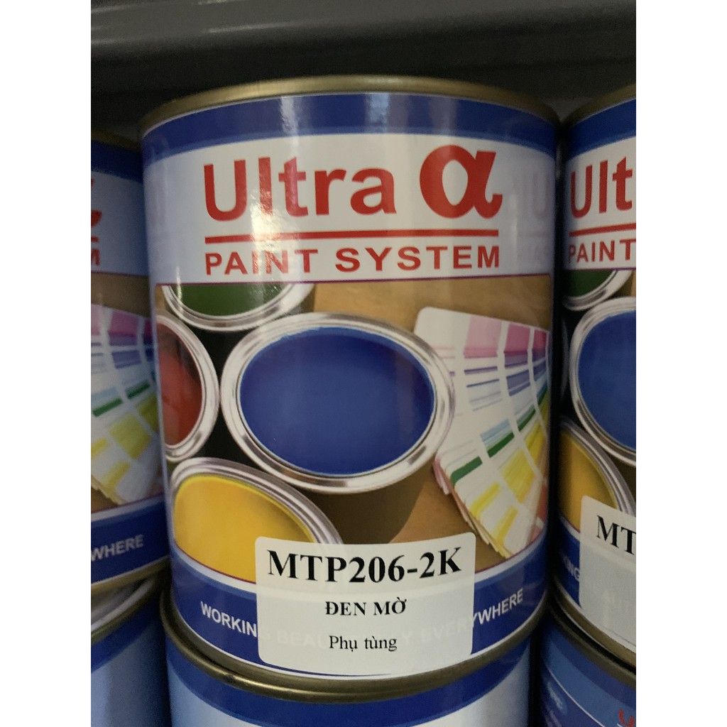 Sơn màu Ultra MTP206-2K Đen mờ Phụ tùng Honda