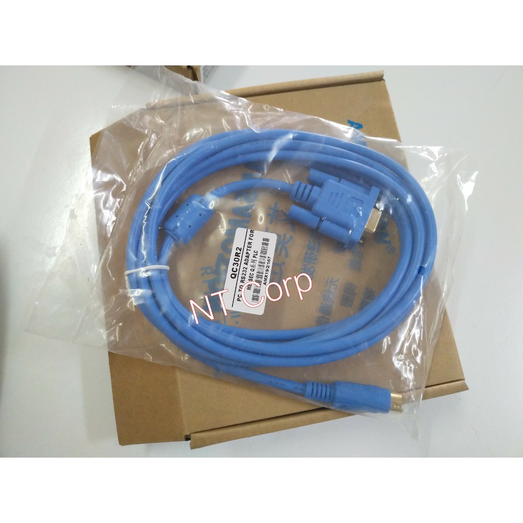 QC30R2 Cáp kết nối PLC Q cổng tròn với HMI Got1000 Got2000 qua cổng RS-232