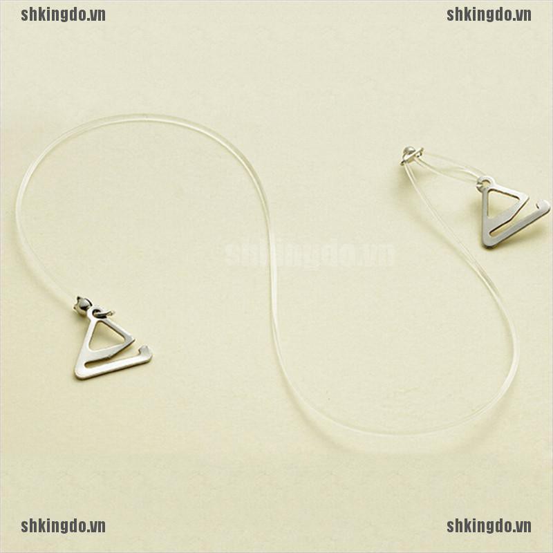 Cặp dây áo ngực trong suốt/ đen thời trang tiện lợi