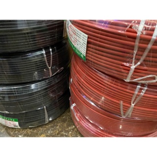 Dây điện DC chuyên dụng năng lượng mặt trời Solar Cable PV1-F 4.0mm2 tổng là 20m , 10M ĐỎ 10M ĐEN.
