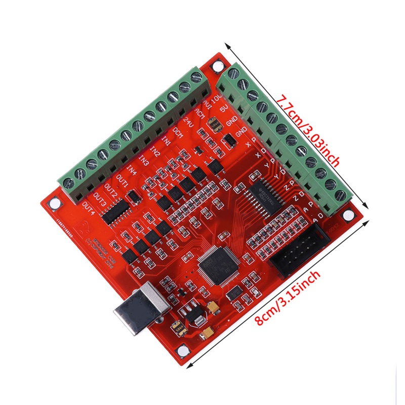 Bảng Mạch Breakout Board 4 Trục CNC USB MACH3 100Khz