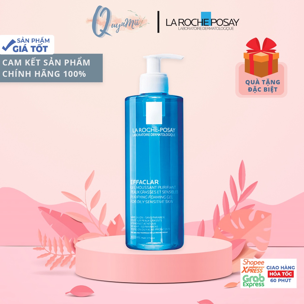 💦𝐇𝐚̀𝐧𝐠 𝐀𝐮𝐭𝐡💦 Sữa rửa mặt dạng gel La Roche-Posay 400ml