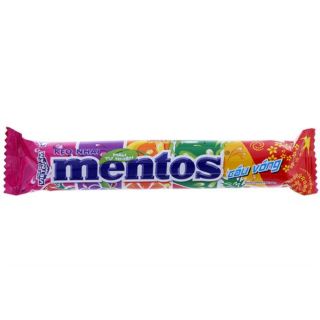 Kẹo cứng Mentos Cầu Vồng hương Trái Cây, bạc hà thanh 30g