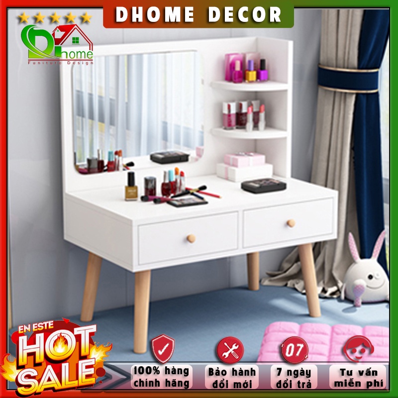 Bàn phấn trang điểm mini thông minh giá rẻ nội thất phòng ngủ BTD052