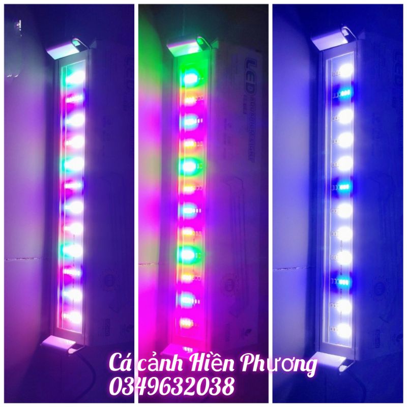 Đèn Led 6 hàng bóng - 3 chế độ sáng cho hồ thủy sinh, hồ cá 30-70cm.