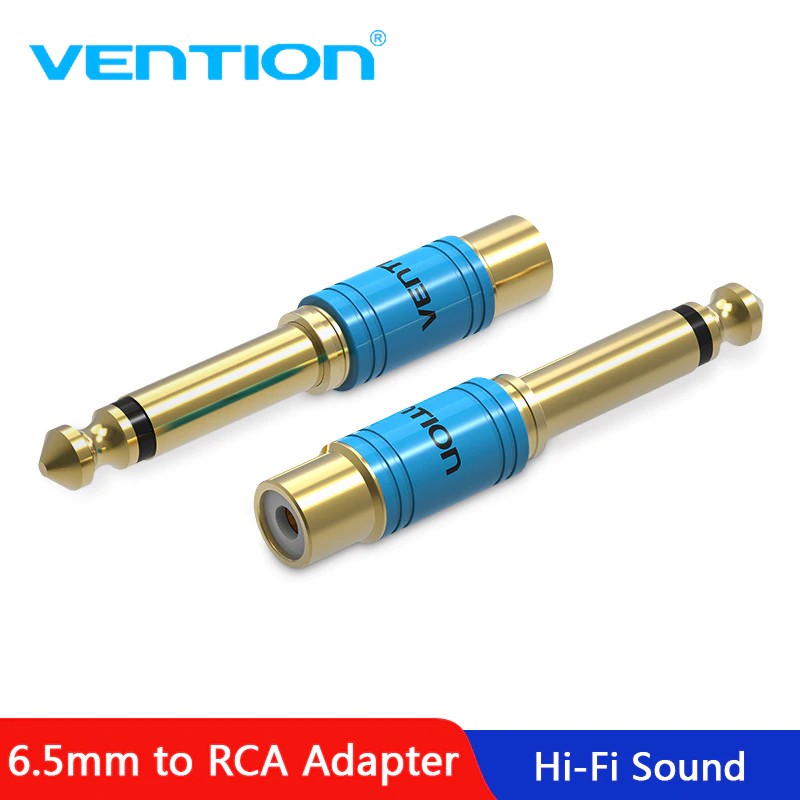 Bộ chuyển đổi kết nối âm thanh Mono cắm 6,5mm mạ vàng