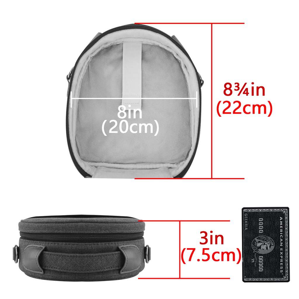 Geekria Túi Đựng Bảo Vệ Tai Nghe sony wh-1000xm5 wh-1000xm4 wh-1000xm3 Tiện Dụng Mang Theo Du Lịch
