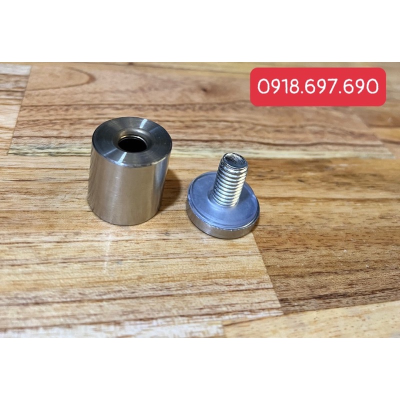 Ốc inox lắp kính bảng - 25x30mm
